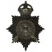 Cardiff City Police Night Helmet Plate - King's Crown
