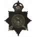 Cardiff City Police Night Helmet Plate - King's Crown