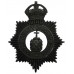 Bootle County Borough Police Night Helmet Plate - King's Crown