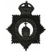 Bootle County Borough Police Night Helmet Plate - King's Crown