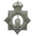 Bootle County Borough Police Chrome Helmet Plate - King's Crown