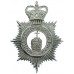 Bootle County Borough Police Helmet Plate - Queen's Crown (Voided Centre)