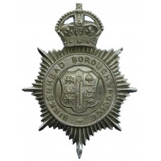 Birkenhead Borough Police Helmet Plate - King's Crown