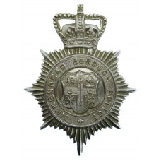 Birkenhead Borough Police Helmet Plate - Queen's Crown