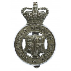 Birkenhead Borough Police Cap Badge - Queen's Crown