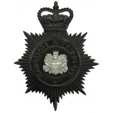 Cambridge City Police Night Helmet Plate - Queen's Crown