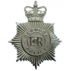 Bermuda Police Helmet Plate - Queen's Crown