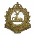 Canadian North Shore New Brunswick Regiment Cap Badge - King's Crown