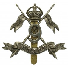 9th Lancers Cap Badge - King' Crown