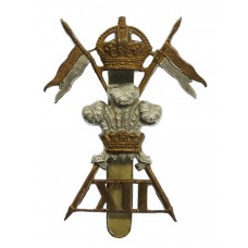 12th Royal Lancers Cap Badge - King' Crown