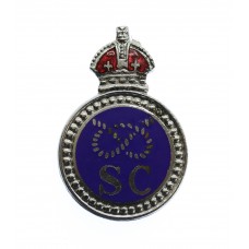 Staffordshire Special Constabulary Enamelled Lapel Badge - King's