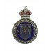 Dunfermline Special Constabulary Enamelled Lapel Badge - King's Crown