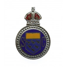 West Sussex Special Constabulary Enamelled Lapel Badge - King's Crown