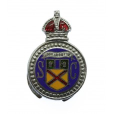 Clackmannanshire Special Constabulary Enamelled Lapel Badge - King's Crown