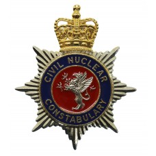 Civil Nuclear Constabulary Enamelled Cap Badge - Queen's Crown