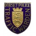 Dorset Police Traffic Warden Enamelled Cap Badge