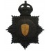 City of London Police Black Star Helmet Plate - King's Crown