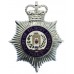 Port of Tilbury London Police Enamelled Helmet Plate - Queen's Crown
