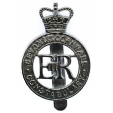 Devon & Cornwall Constabulary Cap Badge - Queen's Crown