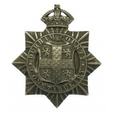 Durham County Constabulary Cap/Kepi Badge - King's Crown