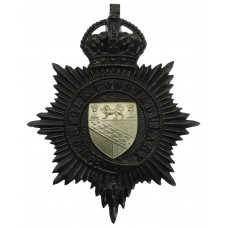 Norfolk Constabulary Night Helmet Plate - King's Crown