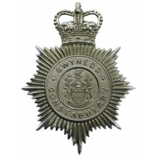 Gwynedd Constabulary Helmet Plate - Queen's Crown