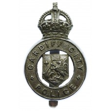 Cardiff City Police Cap Badge - King's Crown