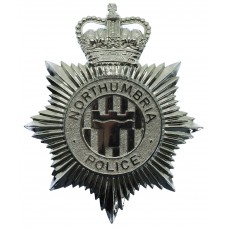 Northumbria Police Helmet Plate - Queen's Crown