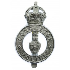 Congleton Borough Police Cap Badge - King's Crown