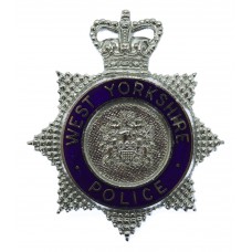 West Yorkshire Police Enamelled Cap Badge - Queen's Crown