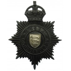 Essex Constabulary Night Helmet Plate - King's Crown