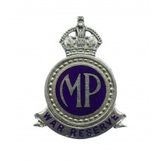 WW2 Metropolitan Police War Reserve Enamelled Lapel Badge