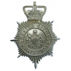 Manchester City Police Helmet Plate - Queen's Crown