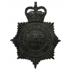 Manchester & Salford Police Night Helmet Plate - Queen's Crown