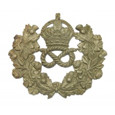 Staffordshire Constabulary Wreath Shako/Cap Badge - King's Crown