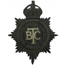 British Transport Commission (B.T.C.) Police Helmet Plate - King'