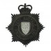West Suffolk Constabulary Small Star Night Helmet Plate - Queen's Crown