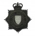 West Suffolk Constabulary Small Star Night Helmet Plate - Queen's Crown