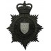 Derbyshire Constabulary Night Helmet Plate - Queen's Crown