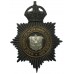 East Riding of Yorkshire Constabulary Night Helmet Plate - King's Crown