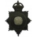 Bedfordshire Constabulary Night Helmet Plate - King's Crown