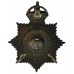 West Riding Constabulary Night Helmet Plate - King's Crown