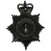 Essex Constabulary Night Helmet Plate - Queen's Crown