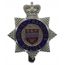 British Transport Police (B.T.P.) Enamelled Cap Badge - Queen's Crown