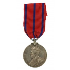 London Fire Brigade 1911 Coronation Medal - Sub Officer S.J. Abbott