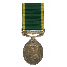 George VI Territorial Efficiency Medal (South Africa) - Sgt. J. Timmer, South African Postal Corps