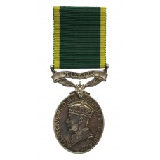 George VI Territorial Efficiency Medal (Militia) - Sjt. F.A.C. Br