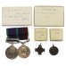 Campaign Service Medal (Clasp - South Arabia) and R.A.F. Long Service & Good Conduct Medal Pair with Two R.L.S. Medallions - Sgt. J. Fearnley, Royal Air Force