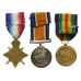 WW1 1914-15 Star Medal Trio - Cpl. G.E. Barker, Royal Artillery