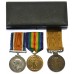 WW1 British War & Victory Medal Pair with London Fire Brigade Medal - Deck Hand W.G. Polyblank, Royal Naval Reserve